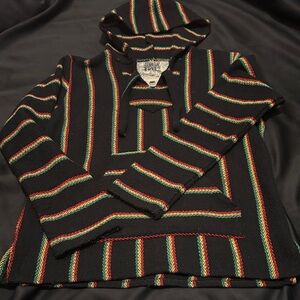 Original  Senior Lopez Hoodie Sweater with Red, Green & Yellow Accents